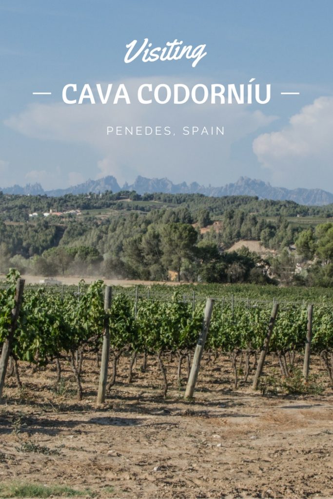 In this post, I will tell you about visiting Cava Codorníu, one of the major producers of cava, and Villafranca del Penedès, the Capital of this region.