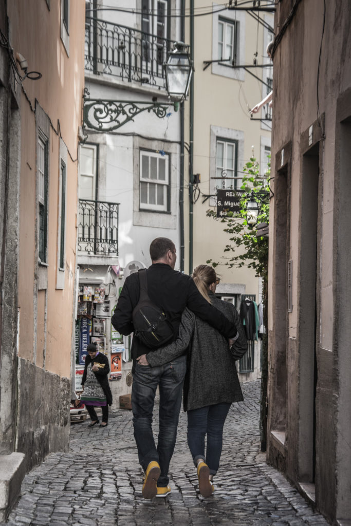 Let me show you my pictures of morning Alfama that I did with Lisbon Photo. Alfama is the oldest part of Lisbon, a hilly maze of narrow cobbled streets.