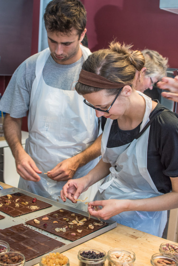 Where else you can learn more about chocolate than in Brussels, the chocolate capital of the world? Last weekend, me and my sister took part in the chocolate workshop with Laurent Gerbaud. And here is how we spent the 1h30 minutes long informative as well as practical session.