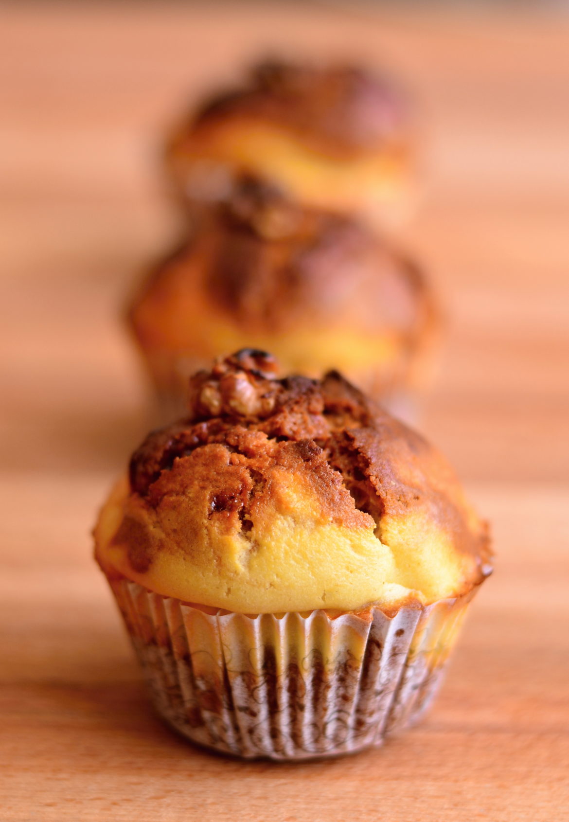 muffiny s dulce de leche, které můžete klidně vyrobit i z toho českého karamelového salka